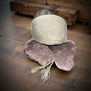 Antique Korean Era US Army Field Pile Earflap Cap  73. 0-15376.5  Size 7 1/4